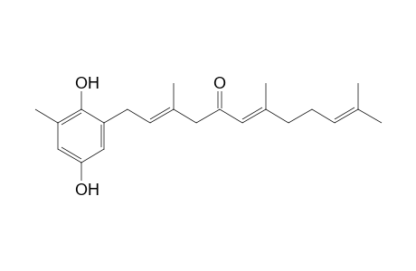 2-[(2'E,6'E)-5'-Oxo-3',7',11'-trimethyldodeca-2',6'10'-trienyl]-6-methylhydroquinone