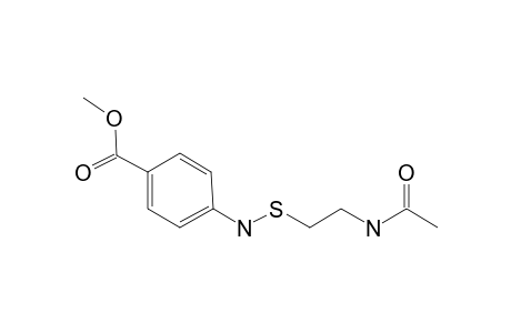 N-[2-Acetamidoethylthio]-p-carbomethoxyaniline