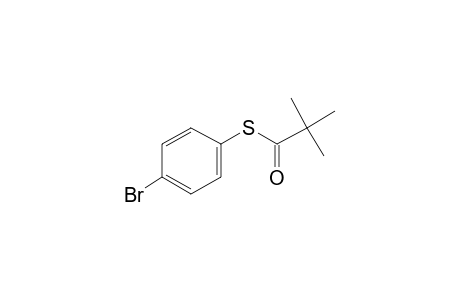 4-Bromothiophenol, S-trimethylacetyl-