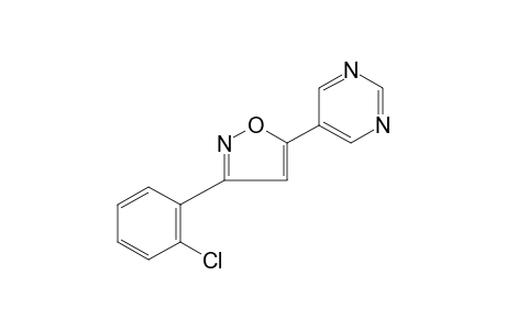 5-[3-(o-chlorophenyl)-5-isoxazolyl]pyrimidine