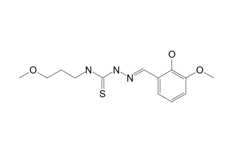 2-hydroxy-m-anisaldehyde, 4-(3-methoxypropyl)-3-thiosemicarbazone
