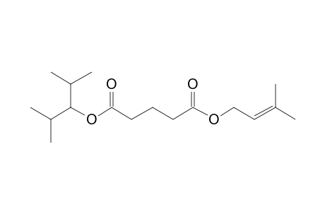 Glutaric acid, 3-methylbut-2-en-1-yl 2,4-dimethylpent-3-yl ester