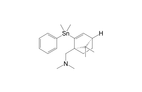 1-[(1R,4R)-3-[dimethyl(phenyl)stannyl]-7,7-dimethyl-4-bicyclo[2.2.1]hept-2-enyl]-N,N-dimethyl-methanamine