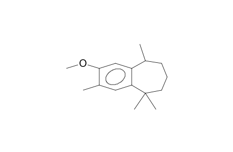 3-methoxy-6,7,8,9-tetrahydro-2,5,9,9-tetramethyl-5H-benzocycloheptene