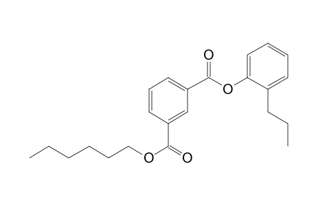 Isophthalic acid, hexyl 2-propylphenyl ester