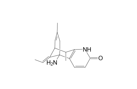 (11E)-11-Ethylidene-5-amino-5,6,9,10-tetrahydro-7,10-dimethyl-5,9-methano-cycloocta[b]pyridin-2(1H)-one