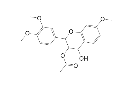 3,4-Flavandiol, 3',4',7-trimethoxy-, 3-acetate, trans-2,3,cis-2,4-(+)-