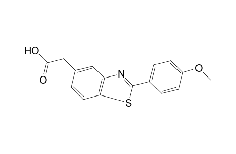 2-(p-methoxyphenyl)-5-benzotiazoleacetic acid