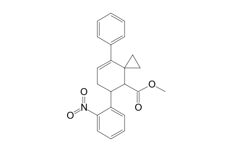 Methyl 5-(2-nitrophenyl)-8-phenylspiro[2.5]oct-7-ene-4-carboxylate