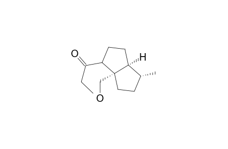 1-[(3aS,4R,6aS)-4-methyl-6a-methylol-2,3,3a,4,5,6-hexahydro-1H-pentalen-1-yl]propan-1-one