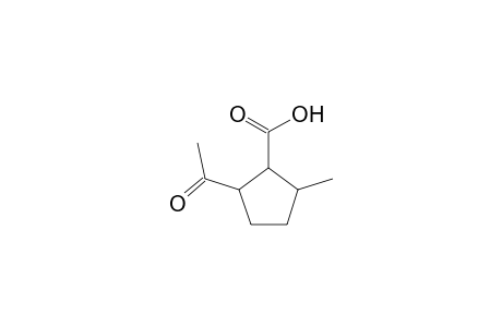 2-Acetyl-5-methylcyclopentanecarboxylic acid