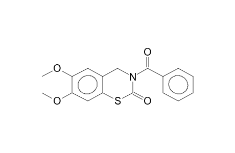 6,7-DIMETHOXY-3-BENZOYL-3,4-DIHYDRO-2H-1,3-BENZOTHIAZIN-2-ONE