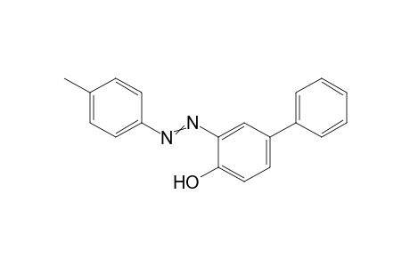 3-(p-tolyldiazenyl)biphenyl-4-ol