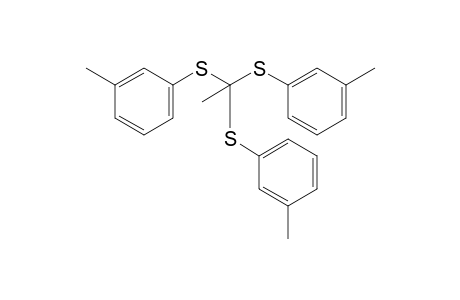 trithioorthoacetic acid, tri-m-tolyl ester