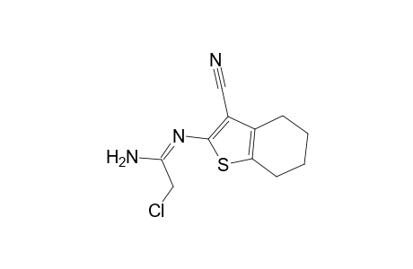 2-Chloro-N2-(3-cyano-4,5,6,7-tetrahydro-2-benzo[b]thienyl)acetamidine