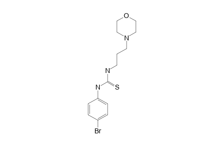 1-(p-bromophenyl)-3-(3-morpholinopropyl)-2-thiourea