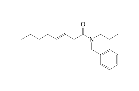 oct-3-Enoylamide, N-benzyl-N-propyl-