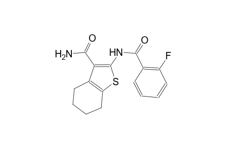 benzo[b]thiophene-3-carboxamide, 2-[(2-fluorobenzoyl)amino]-4,5,6,7-tetrahydro-