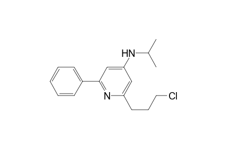 2-(3-Chloranylpropyl)-6-phenyl-N-propan-2-yl-pyridin-4-amine