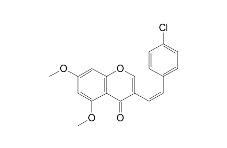 (Z)-4'-Chloro-5,7-dimethoxy-3-styrylchromone