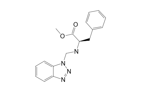 METHYL-(2S)-2-[(1H-1,2,3-BENZOTRIAZOL-1-YLMETHYL)-AMINO]-3-PHENYLPROPANOATE