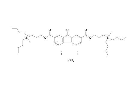 9-oxofluorene-2,7-dicarboxylic acid, bis[3-(dibutylamino)propyl]ester, dimethiodide, monohydrate