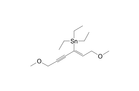 Triethyl-[(1Z)-4-methoxy-1-(2-methoxyethylidene)but-2-ynyl]stannane