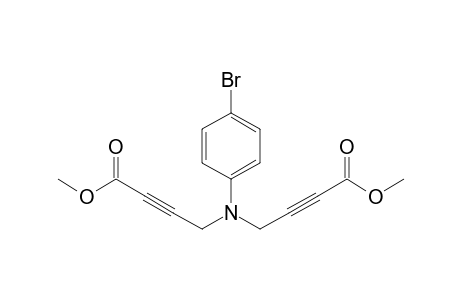 4-(4-bromo-N-(4-keto-4-methoxy-but-2-ynyl)anilino)but-2-ynoic acid methyl ester