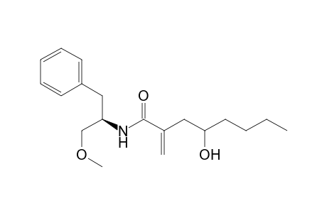 4-Hydroxy-N-[(R)-.alpha..-(methoxymethyl)phenethyl]-2-methyleneoctanamide