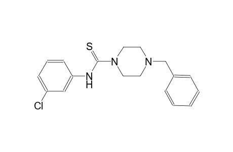 4-benzyl-N-(3-chlorophenyl)-1-piperazinecarbothioamide