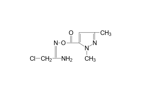 2-chloro-O-[(1,3-dimethylpyrazol-5-yl)carbonyl]acetamidoxime