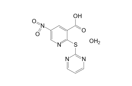 5-nitro-2-[(2-pyrimidinyl)thio]nicotinic acid, hydrate