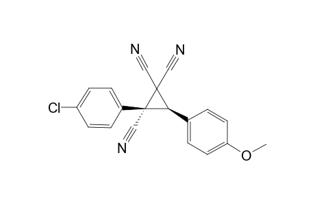 (2R,3S)-2-(4-Chlorophenyl)-3-(4-methoxyphenyl)cyclopropane-1,1,2tricarbonitrile