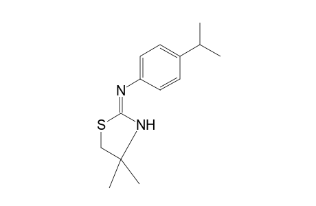 2-[(p-cumenyl)imino]-4,4-dimethylthiazolidine