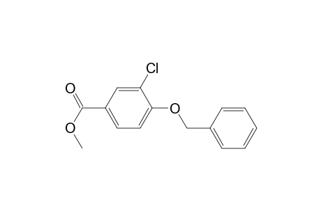 3-Chloro-4-phenylmethoxybenzoic acid methyl ester