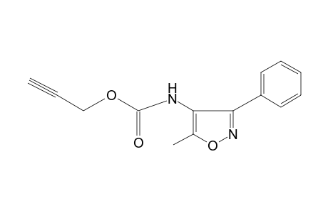 5-methyl-3-phenyl-4-isoxazolecarbamic acid, 2-propynyl ester