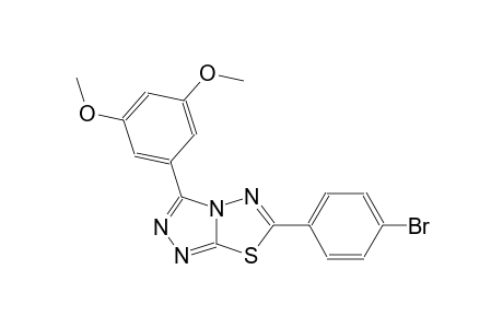 6-(4-bromophenyl)-3-(3,5-dimethoxyphenyl)[1,2,4]triazolo[3,4-b][1,3,4]thiadiazole