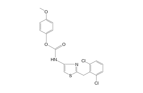 2-(2,6-dichlorobenzyl)-4-thiazolecarbamic acid, p-methoxyphenyl ester