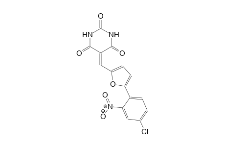 5-{[5-(4-chloro-2-nitrophenyl)-2-furyl]methylene}-2,4,6(1H,3H,5H)-pyrimidinetrione