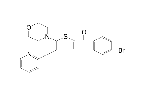 p-Bromophenyl 5-morpholino-4-(2-pyridyl)-2-thienyl ketone