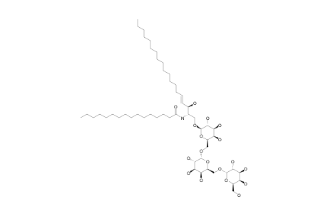 N-HEXADECANOYL-1-O-[ALPHA-D-GALACTOPYRANOSYL-(1->6)-ALPHA-D-GALACTOPYRANOSYL-(1->6)-BETA-D-GALACTOPYRANOSYL]-(4E)-NONADECASPHINGENINE