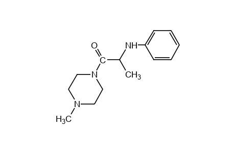 1-(2-anilinopropionyl)-4-methylpiperazine