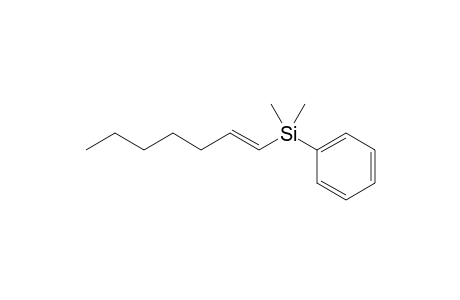 E-1-Dimethyl(phenylsilyl)-1-hepten