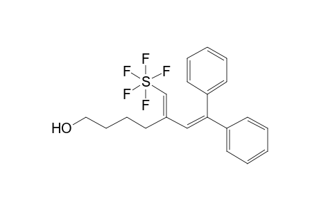 (E)-5-((pentafluoro-.lambda.6-sulfaneyl)methylene)-7,7-diphenylhept-6-en-1-ol