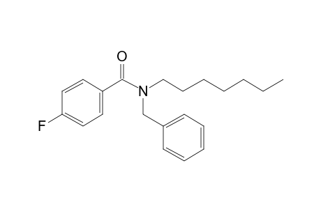 Benzamide, 4-fluoro-N-benzyl-N-heptyl-