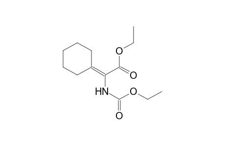 N-(Cyclohexylidene<ethoxycarbonyl>methyl)-carbamic acid, ethyl ester