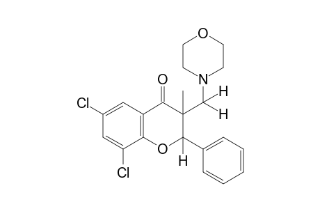 6,8-Dichloro-3-methyl-3-(morpholinomethyl)flavanone