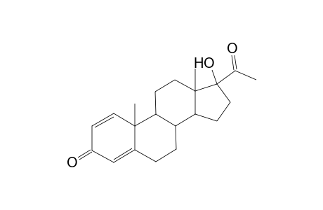 Pregna-1,4-diene-3,20-dione, 17-hydroxy-