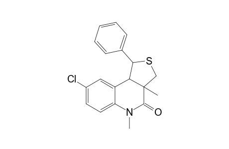 8-Chloro-3a,5-dimethyl-1-phenyl-1,3,3a,9b-tetrahydrothieno[3,4-c]quinolin-4(5H)-one