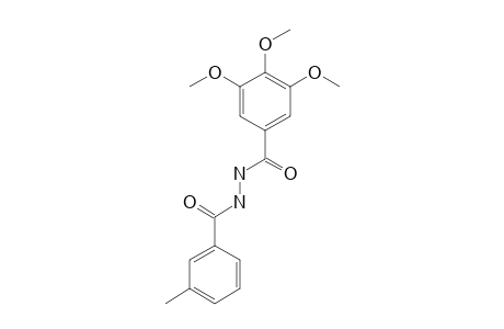 1-(m-toluoyl)-2-(3,4,5,-trimethoxybenzoyl)hydrazine